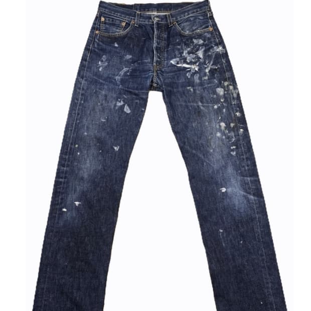 Levis 501 32x36 (Europe Line/Paint Drip)