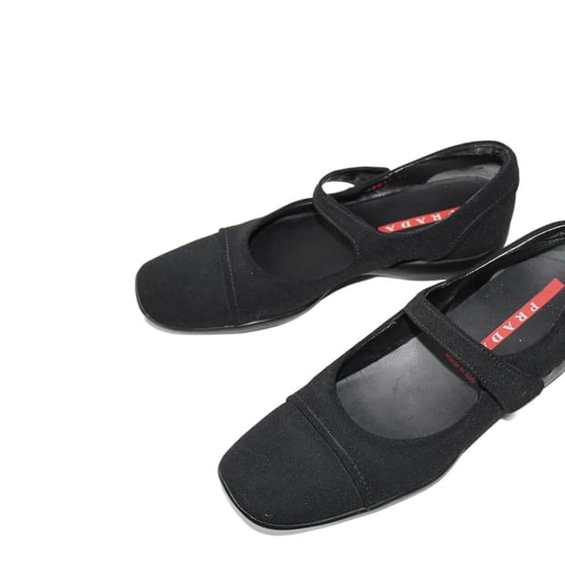 Prada Sport Mary Jane Flats Shoes