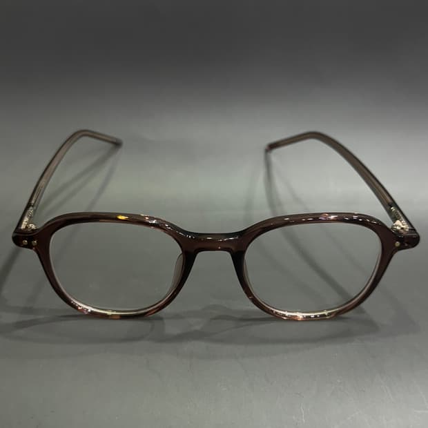Squcle 안경 Red brown