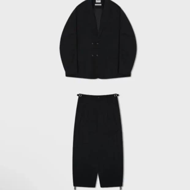 앵글런 - 블랙 수트 셋업