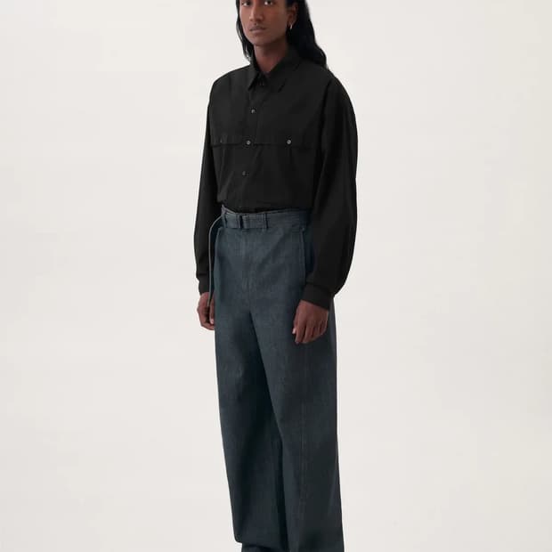 [46] 르메르 스톰플랩 셔츠 블랙