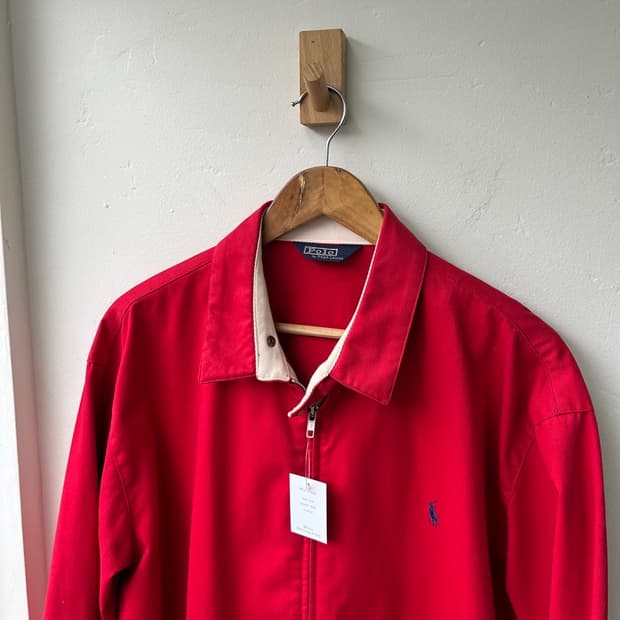 15230 - 폴로 랄프로렌 레드 블루종 자켓 