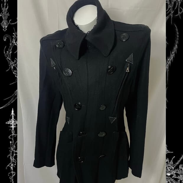 히스테릭 글래머 하프 더블 피코트