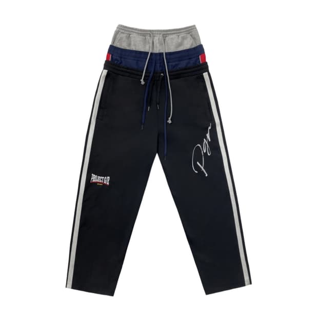 프로젝트gr 3레이어드 팬츠 블랙