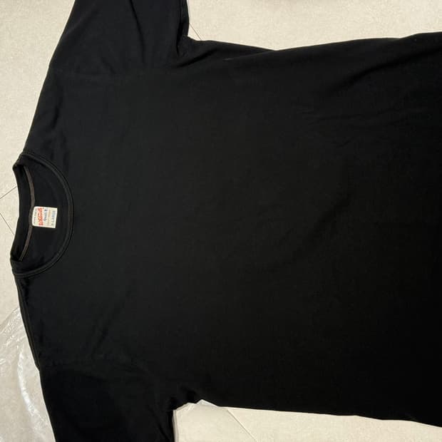 화이츠빌 반팔 티셔츠 블랙 XL