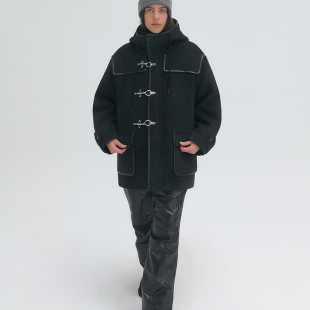 그로브 22WINTER MORGAN COAT 챠콜