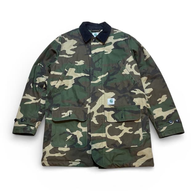 칼하트 WIP 카모 스미스 코트 자켓 