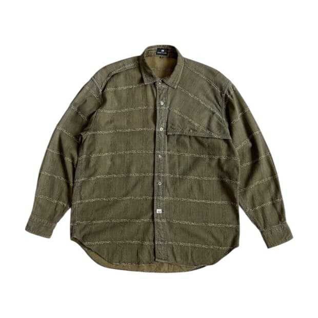 이세이미야케 80s 비대칭 셔츠