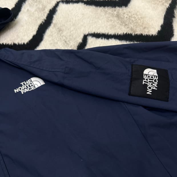 [2XL]노스페이스 화이트라벨 델튼 나일론 후드 바람막이/네이비