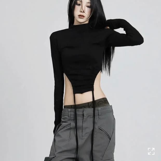 이은 Bodysuit half neck t