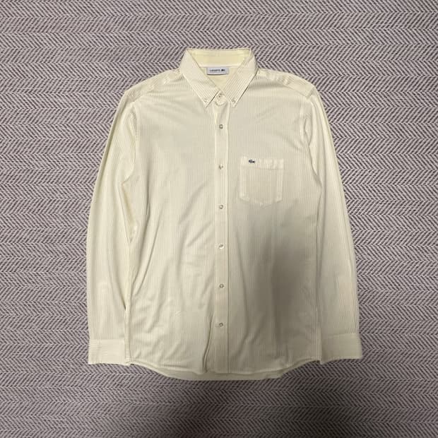 LACOSTE japan made shirt yellow