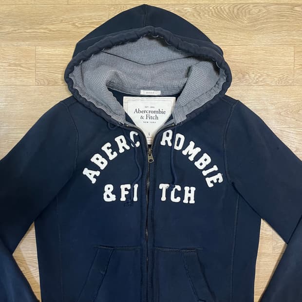아베크롬비 오리지널 후드집업 다크네이비