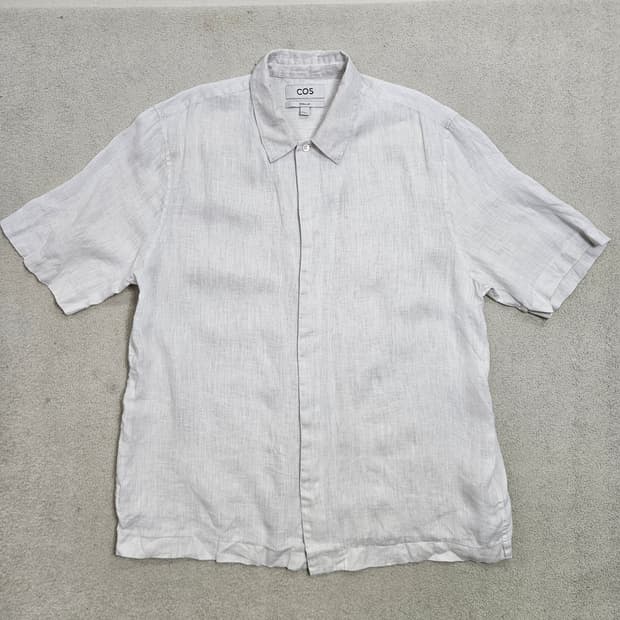 COS 린넨 반팔 셔츠 xl