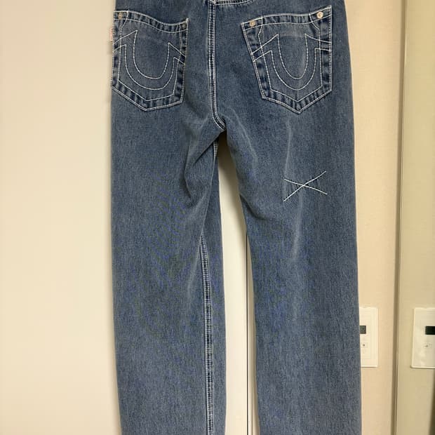 트루릴리전 어센틱 데님팬츠 인디고 M