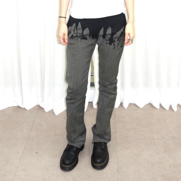 언더커버 × Futura 2001AW Cartoon Trousers 바지