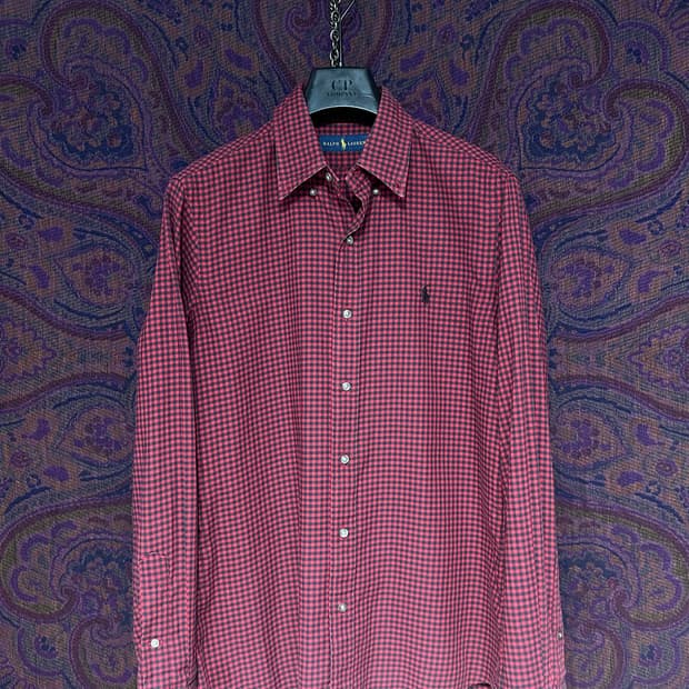 폴로 랄프로렌 체크셔츠 