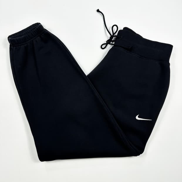 나이키 솔로스우시 와이드 스웻 조거팬츠 블랙 XL