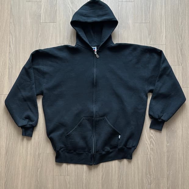 90s 러셀 애슬레틱 후드 집업