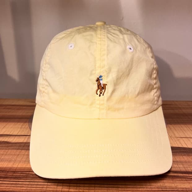 폴로 볼캡 옐로우