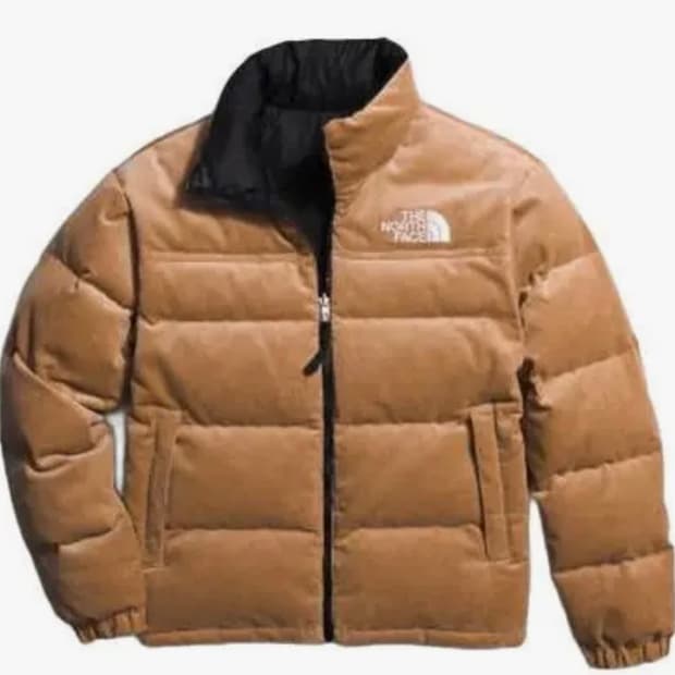 노스페이스 눕시 1992 코듀로이 리버서블 아몬드 버터