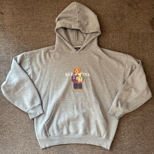 바르셀로나 곰돌이 후드티