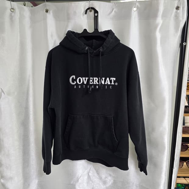 커버낫 블랙 후드티 (1464)
