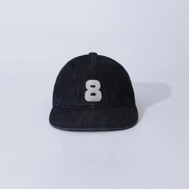 우드비 8 데님 볼캡 모자