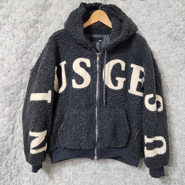 H334 [F] BNX 오버핏 뽀글이 후드 점퍼