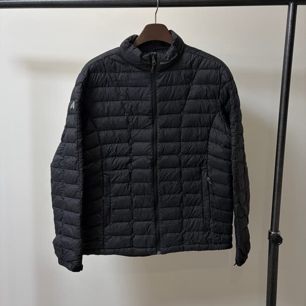 (L) mont bell 몽벨 넥로고 덕다운 경량 패딩