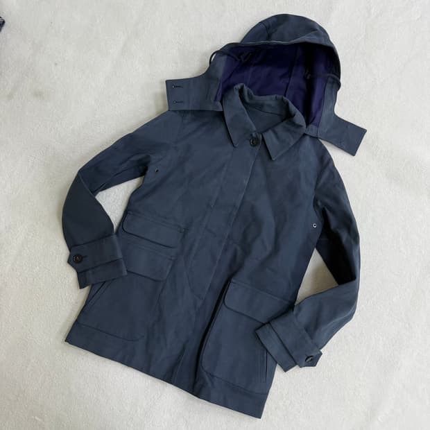 34 라코스테 여성 후드 코트 자켓 0319T