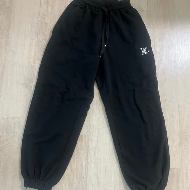 우알롱 조거 팬츠 블랙