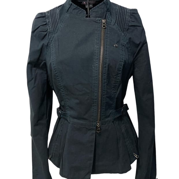 아르마니 코튼 라이더 자켓