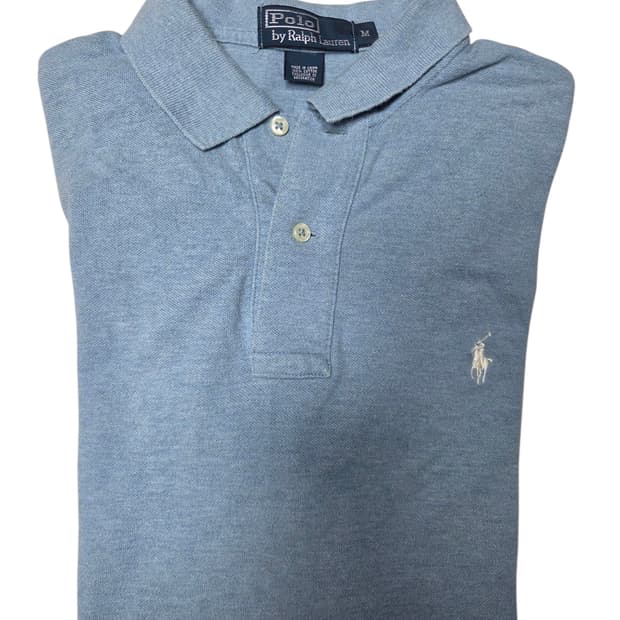 폴로 랄프로렌 블루 헤더 피케 카라티