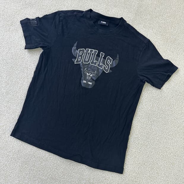 L NBA 블랙 불스 반팔티 0320D