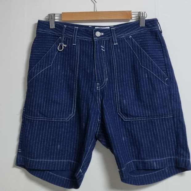 M (30) 에스피오니지 데님컬러 코튼100% 반바지