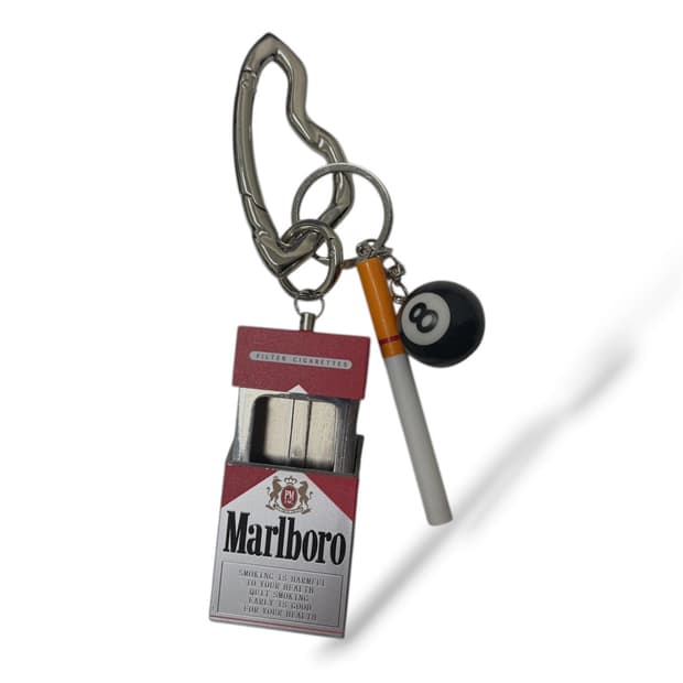 말보로 담배꽁초 통 커스텀 키링 