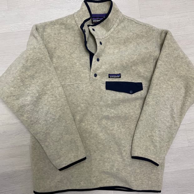 파타고니아 신칠라 풀오버 헤비웨이트 오트밀 맨즈 M사이즈