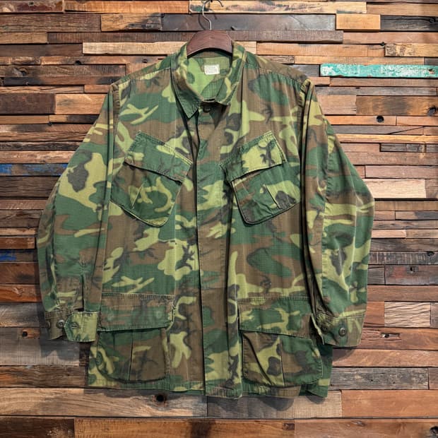 60s 미군 ERDL 정글퍼티그 자켓 M/R 