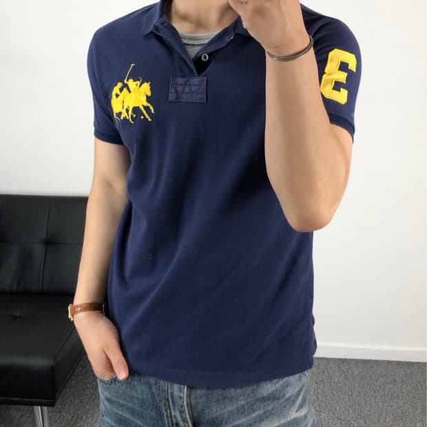 폴로 정품 빅포니 치프키프 pk 티 멀티포니 네이비