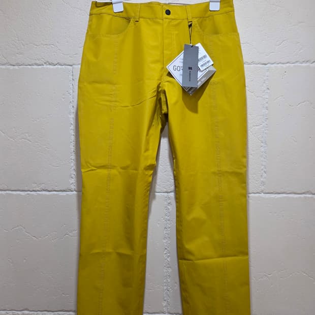 강혁 X 코오롱 고어텍스 팬츠 옐로우 새상픔