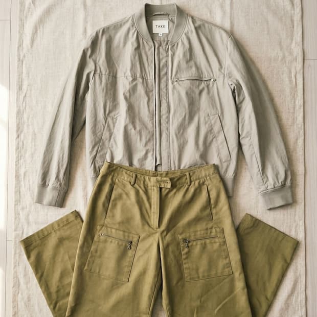 테이트(TATE) 블루종 점퍼 사이즈M