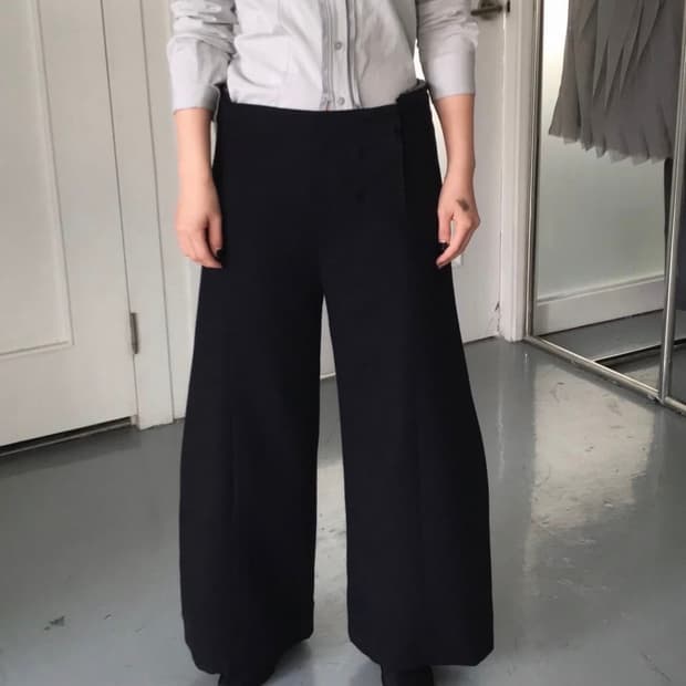 (구해요) 에옹쓰 패드 슬랙스 1사이즈