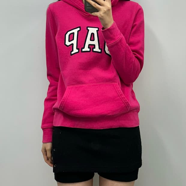 Gap 갭 핑크 후드티