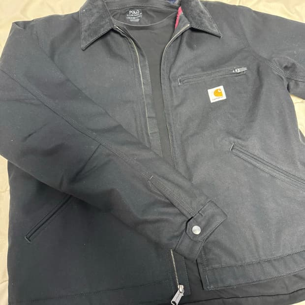(새상품) 칼하트 디트로이트 자켓 블렉 릴렉스드핏 L