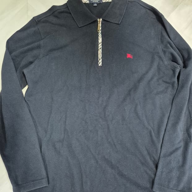 정품 버버리 남성 집업 폴로셔츠