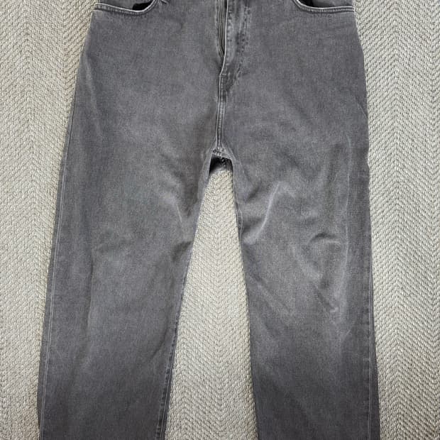 칼하트 wip 랜던 팬츠 흑청 38사이즈