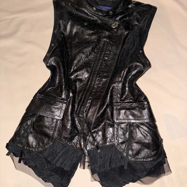 빈티지 가죽자켓 베스트 고스펑크