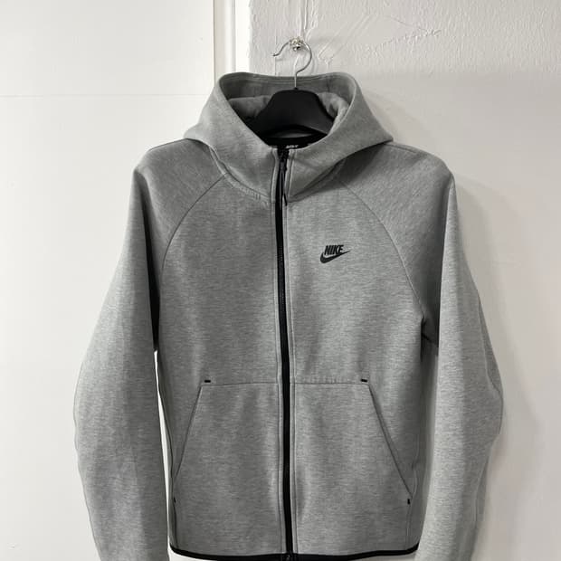 나이키 테크팩 그레이 후드집업