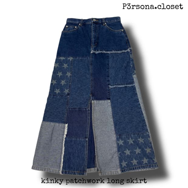 kinky patchwork skirt