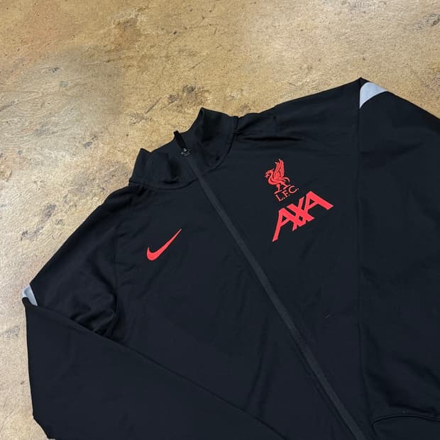 [정품/S] 나이키 리버풀 블랙 축구 트레이닝 자켓 b15